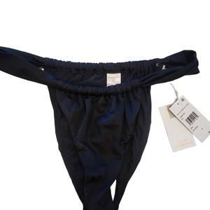 Good American Bikini Bottoms-BLACK🖤 Size 4/XL-Brand New NEVER WORN